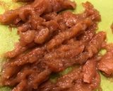 お野菜と！ゴーヤと豚肉のサッパリ梅肉炒め作り方5写真