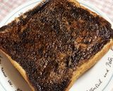☆蜂蜜とチョコソースのトースト作り方2写真