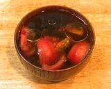 もずく酢とトマトのお吸い物作り方2写真