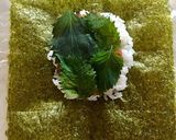 おにぎらず★コロッケ&青じそ作り方2写真