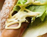 米粉ロールのレタスホットドッグ作り方3写真