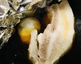 シンプル●豚角煮丼＆玉子添え作り方2写真