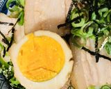 シンプル●豚角煮丼＆玉子添え作り方3写真