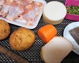 レンチンで楽ちん【手羽元汁】豚汁アレンジ作り方1写真