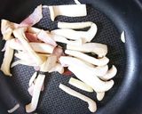 きのことベーコンのバター醤油炒め作り方3写真