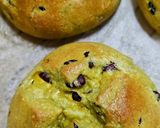 ★オーツブランとアーモンドの抹茶小豆ぱん作り方8写真