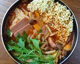 チーズプデチゲ鍋作り方3写真