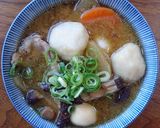 れんこん団子のだんご汁作り方7写真