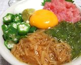 納豆なしでもネバとろ丼(お蕎麦にも～)作り方4写真