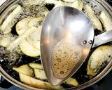 茄子の味噌汁作り方4写真