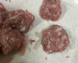 肉団子とはるさめの中華風スープ作り方3写真