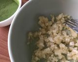 生クリームで、抹茶と小豆のマフィン作り方1写真