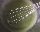 生クリームで、抹茶と小豆のマフィン作り方2写真