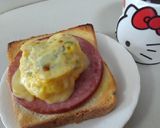 漬け物でコーンエッグのせトースト作り方2写真