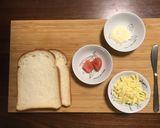 たらこチーズトースト作り方1写真