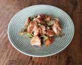 低GI!鶏もも肉キャベツのマヨポン酢焼き作り方4写真