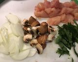 ささみと大葉のニンニク醤油パスタ作り方1写真