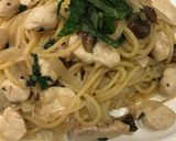 ささみと大葉のニンニク醤油パスタ作り方8写真