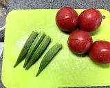 トマトとオクラの出汁びたし作り方1写真