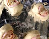 焼きたてがいいね！ハムチーズロールパン作り方14写真