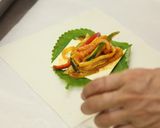 旬野菜のチーズ春巻き作り方4写真