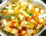 豆苗のお味噌汁♡作り方2写真
