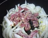 ヒレ肉と玉ねぎのオイスターソース炒め♪作り方4写真