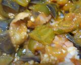 ベーコン茄子のキーマカレー作り方3写真
