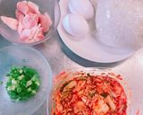 簡単♪ 初めての豚キムチ炒飯作り方1写真