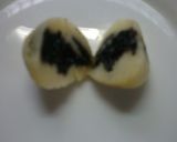 黒ゴマハニー入りさかさ豆乳団子。作り方4写真