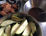 オクラと茄子の新生姜味噌炒め煮作り方3写真