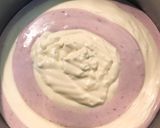 ブルーベリーマーブルレアチーズケーキ作り方11写真