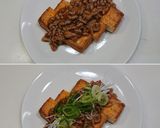 厚揚げの肉味噌あんかけ◀◀めんつゆで簡単作り方5写真