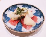 ☆彡マグロのお刺身に黄身ソース作り方2写真