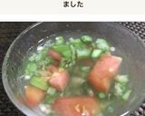 オクラとトマトの冷製スープ作り方7写真
