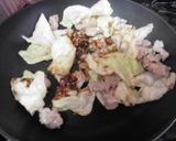 豚肉とキャベツの韓国だれ炒め作り方3写真