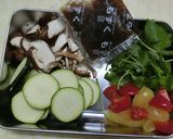 夏野菜ともずくのさっぱり和スープ作り方1写真