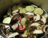 夏野菜ともずくのさっぱり和スープ作り方4写真