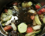 夏野菜ともずくのさっぱり和スープ作り方5写真