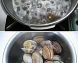 アサリとホタテの海鮮炊き込み作り方2写真