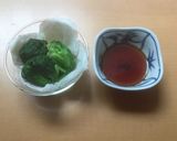 お弁当にほうれん草のおひたし作り方1写真