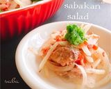 サバ缶de紅生姜サラダチーズトースト作り方2写真