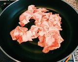 ぶっこむだけ 豚キムチ豆腐炒め作り方1写真