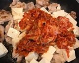 ぶっこむだけ 豚キムチ豆腐炒め作り方3写真