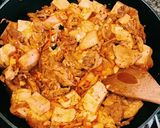 ぶっこむだけ 豚キムチ豆腐炒め作り方4写真