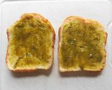抹茶あずきクリチーのホットサンド作り方1写真