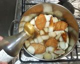 竹輪さつま揚げ里芋の黒酢煮♪簡単作り方7写真