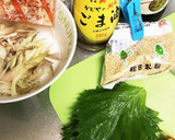 簡単！大葉とみょうが和え物作り方1写真