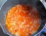 ワンタン入りチリトマトリゾット作り方5写真