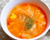 ワンタン入りチリトマトリゾット作り方6写真